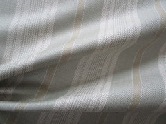 Elizabeth Eakins Linen Stripe Knit Backed Seafoam Aqua Tan Ivory 9yds 2 sm issue