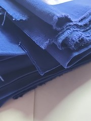 Royal Blue Rayon Gabardine Twill Sewing Fabric 56″w X 3yds Clothing Drapery