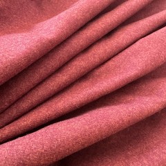 PENDLETON Virgin Wool 6+Yd Remnant 60″ Wide Burgundy Sponged Medium Weight Label
