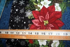 WINTER BLOOMS STRIPE FROM IN THE BEGINNING FABRICS – 100% COTTON FABRIC
