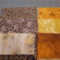 LOT OF 15 FAT QUARTERS COTTON FABRIC ASSTD COLORS & DESIGNS lot 23