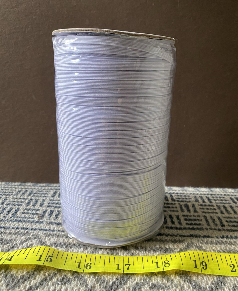Bulk Textile Elastic Band Roll Gray 5 mm just under 1/4″