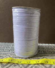 Bulk Textile Elastic Band Roll Gray 5 mm just under 1/4″