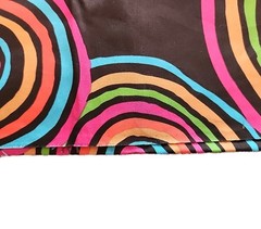 Kaffe Fassett Rainbow Circles On Black Fabric 23.5″ x 102″, Precut
