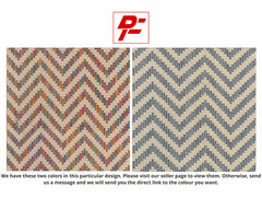 Decora Furnishings Regency Chevron Jacquard Fabric, Carnival Mosaic, 54″ Wide