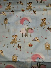 Camelot Cotton Forest Friends Lot Of 5 Pieces Of Cotton Fabric 19″ X 21″ Each
