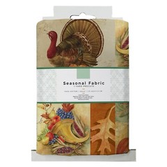 David Textiles 36x44in Cotton Bountiful Thanksgiving Precut Sewing Craft Fabric