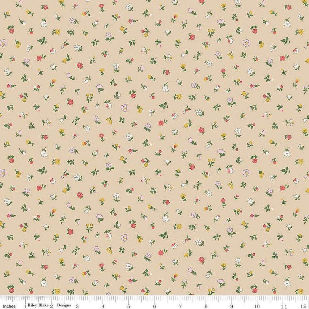Liberty Flower Shop Newland Sprigs C – Quilting Cotton – 01667415C – Liberty of