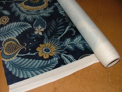 2 Metres iLiv Cantaloupe Navy Velvet Curtain Upholstery Cushion Blind Fabric