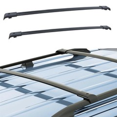 for Honda for Pilot 2003/2004/2005/2006/2007/2008, 2-Piece Black Textured Roo…