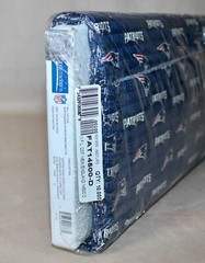 New England Patriots ~ Mini Logo Pattern NFL Cotton Fabric 1/4 Yard 9” X 58” New