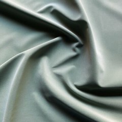 Modern Solid Lightweight Velvet Upholstery Fabric 54″ in Stone Blue