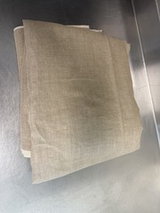 Natural Linen Fabric 10 & 1/2 Yards New Uncut, Very Fine Fabric