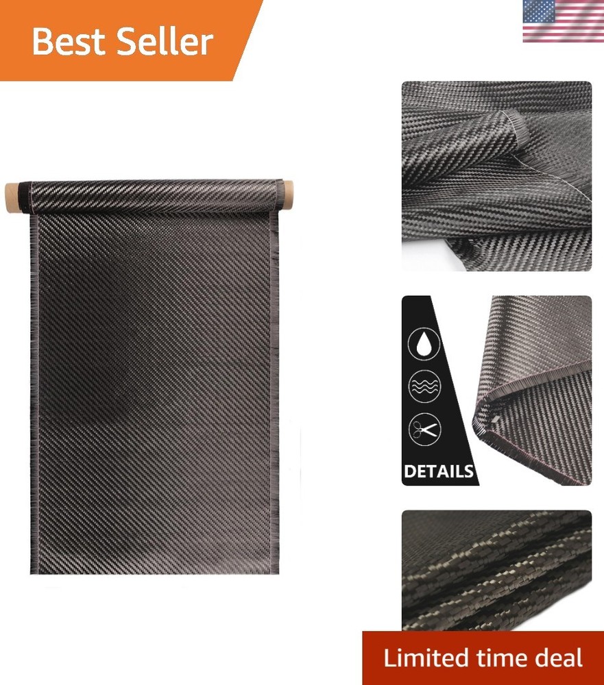 Durable Carbon Fiber Sheet Roll 6.5ft x 12″ – Corrosion Resistant Material