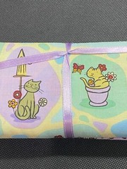 Creative Cuts Stax Cotton Fabric Multicolor 18 x 21 inch 5-Pieces Garden Cats