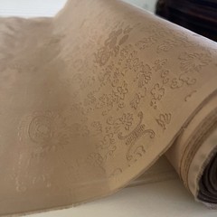 SILK BEIGE, FABRIC 10 Yards x 22 Inches Wide or 360 Inches x 22 Wide