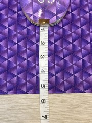 Geometric Purple Triangles 2.1 yards. ***READ
