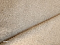 Rustic Burlap Fabric Tablecloth, Farmhouse Wedding Decor, Eco Friendly Craft Mat