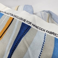 Cotton Fabric WAVE Laurie Smith Collection Hancock Soil Stain Resistant 2 yds
