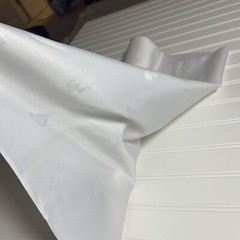 SILK White, FABRIC 1 Yard x 22 Inches Wide or 36 Inches x 22 Wide SOLD BY YARD