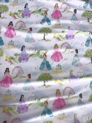 60″ Wide Once Upon a Time Princess Minky Fabric By The Yard