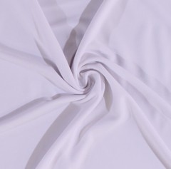 Easy-Care Scuba Knit White Smooth 60″ Polyester Fabric by the Yard (D334.02)