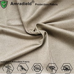 Silver Fabric Shield RFID/EMI/EMF/Radio/Microwave-Stretch Knitting for Clothing