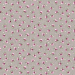 LUMIN – White Owl Textiles – Sweet Honey Bee by Chad Barrett – Pink Floral Toss