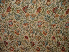Jacobean Floral Tapestry Fabric Curtain Upholstery Cushion Soft Furnishing