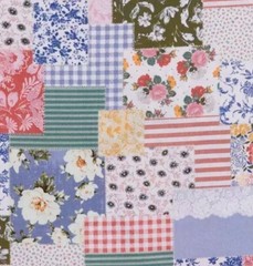 Boho Patch Cotton Fabric by Brothers & Sisters, BTHY, Patchwork