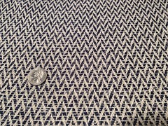 1.25 yards KRAVET DESIGN 36418.50 Chevron Navy Performance Crypton Home Fabric