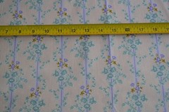 By 1/2 Yd, Lavender, Teal & Peach Pastel Floral Quilt Cotton, RJR/”Hatbox”,B1139
