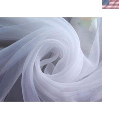 120″ Wide Sheer Voile Chiffon Fabric – Perfect for Elegant Weddings & Events