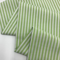 Generic Lemon Green Striped Fabric 1 Yard Pre Cut