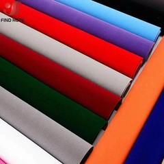 Self Adhesive Faux Suede Fabric Wrap Film Sticker Stretch Diy Car Interior Craft