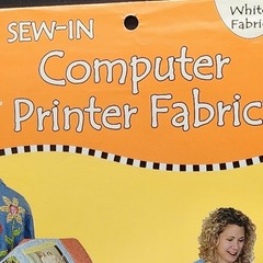 Sew-In Computer Printer Fabric from June Tailor White 4-pack 8.5″ x 11″ JT-901