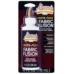 Fabric Fusion Insta-Fuse Permanent Fabric Glue Thermo-Activated Instant Dry Time