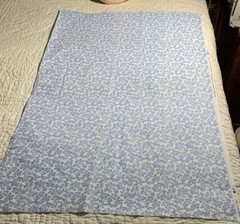 1 Yd “My Collection” Hancock’s Blue on White #HF-C 9854 Cotton Fabric, 2006, 44″