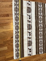 Guatamalan Ethnic Print Tablecloth/Fabric/Tapestry 48×53 Polyester Blend