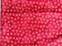 Red on Red Tall ships by MMFab, Inc. 3 yds. 31″, 44″ Wide