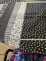 Assortment Of 8-10”x10” Squares Black Designs New Crafting