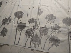 Art Gallery Avantgarde Katarine Roccela Grey Taraxacum Fabric BTHY 18″ x 44″