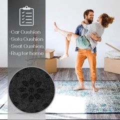 Black Tufting Backing Fabric 72×40” – Pack of 2 for Crafts & Home Decor