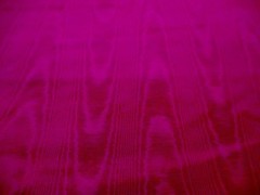 Moire Faille Fabric Remnant Cranberry Red Cotton Acetate 61″ W x 70″L x 80″L