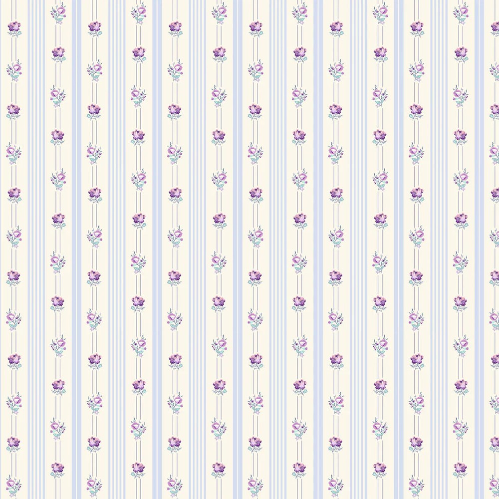 CLOTHWORKS – Louisa – Digital – Stripe – Light Periwinkle – #139-BT 1/4yd