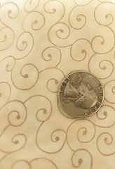 Tan Swirl Cotton Fabric 1 Yd 30″ X 60″ Quilt Backing