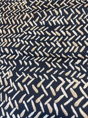 Abstract Black & Gold Cotton Fabric 1/2 yard x 44″ Sewing/Crafts