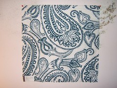 Lee Jofa Groundworks, Paisley Flock, Various Colors and Sizes Available