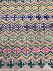 Multicolor embroidery Sequins Lace Fabric 44” Width Sold By The Yard
