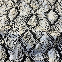 4-Way Stretch Animal Print Snake Spandex Fabric 60″wide by the Yard for Swimwear